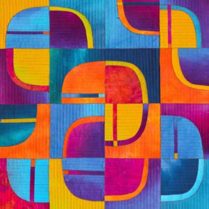 Renate Min-Oo, quilted fabric