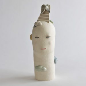 Jin Hee Jun, "The Pale Up-stairs", ceramic sculpture, 2021