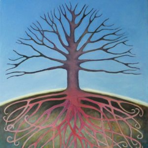 Patricia Kozowyk, "Black Walnut in Winter", 2023, painting