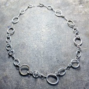 Clare Pearson, necklace (circles)